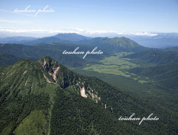 燧ケ岳より尾瀬ヶ原,至仏山(尾瀬国立公園,日本百景)(2012/8)