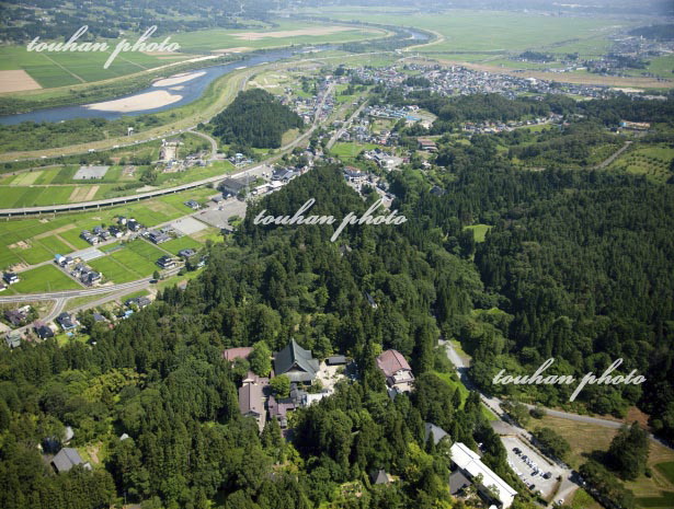 (平泉)中尊寺より平泉町周辺(世界文化遺産)(2012/8)