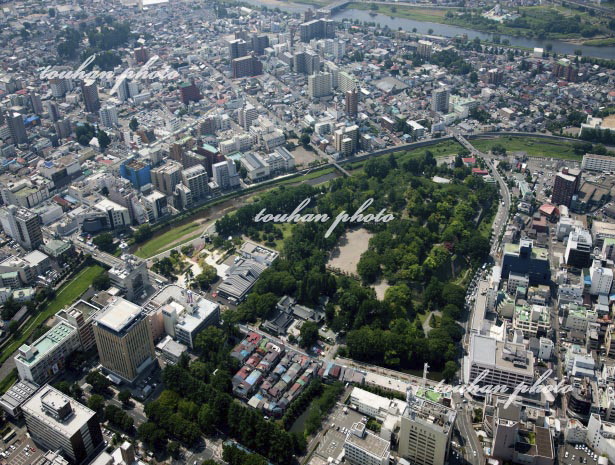 盛岡城跡、櫻山神社周辺(2012/8)