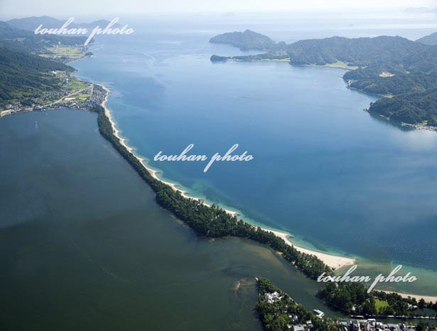 天橋立(丹後天橋立大江山国定公園)日本三景,日本三大松原(2012/8)