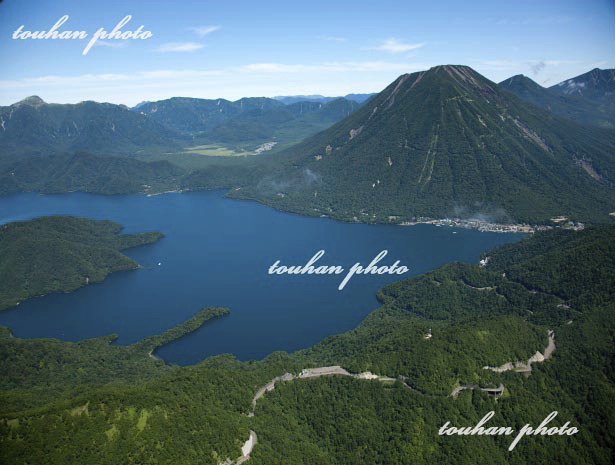 中禅寺湖と男体山,戦場ヶ原(日光国立公園)(2012/8)