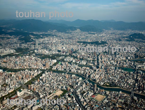 広島市街地(平和記念公園,広島県庁,広島駅,広島市役所周辺)(2013/10)