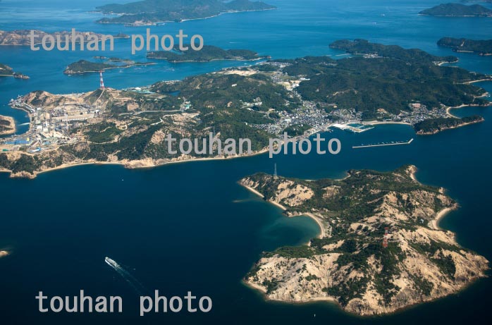 荒神島、直島(宮ノ浦港)周辺(2013/9)