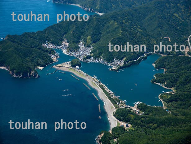 相賀浦の海岸と大池(五ケ所湾)周辺(2013/8)