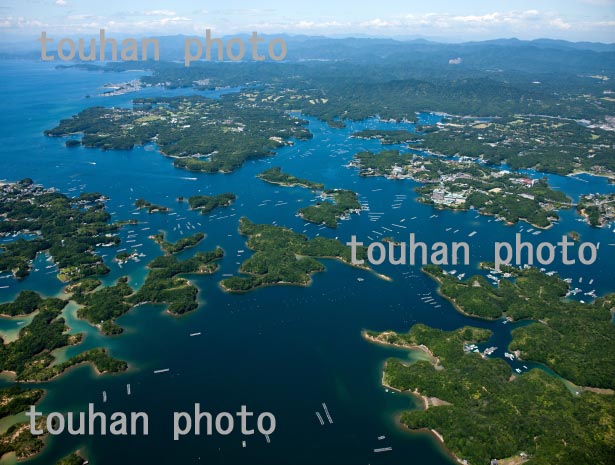 英虞湾の島々と賢島と合歓の郷周辺(リアス式海岸)(2013/8)