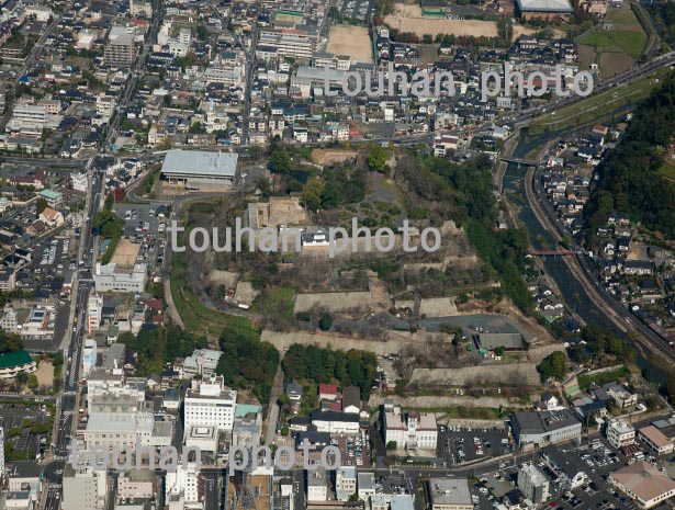 津山城跡(日本百名城,鶴山城,鶴山公園,梯郭式平山城)(2013/10)