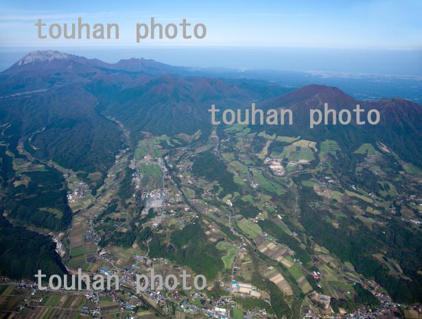 蒜山高原(大山隠岐国立公園)と大山方面(2013/10)