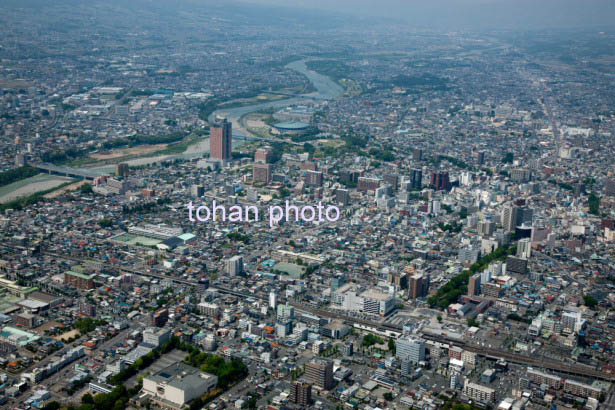 前橋駅と高崎市街地周辺(2014/5)