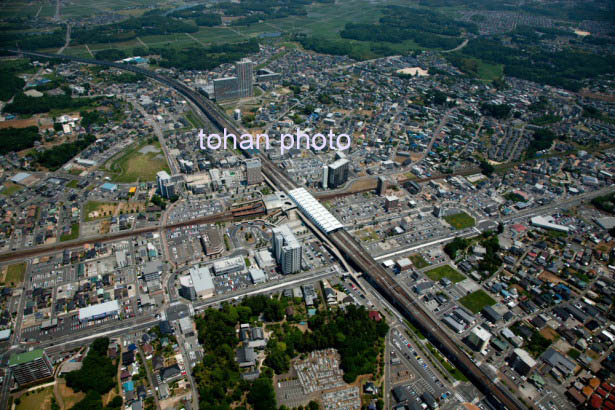 守谷駅(つくばエクスプレスと関東常総線)周辺(2014/6)