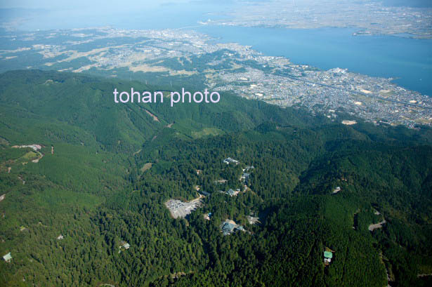 比叡山延暦寺,阿弥陀堂周辺より琵琶湖(世界文化遺産)(2014/10)