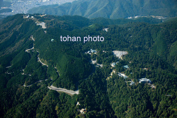 比叡山延暦寺,阿弥陀堂周辺より比叡山頂(世界文化遺産)(2014/10)