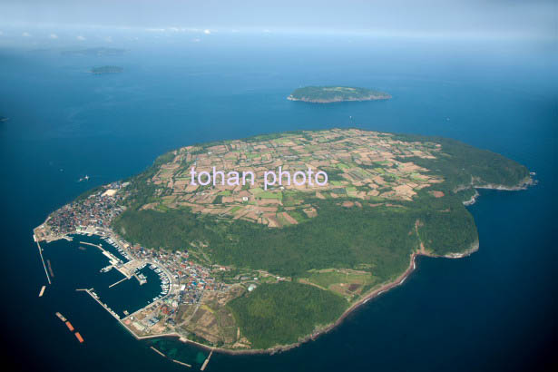 大島と櫃島(長門大井沖)(2014/9)