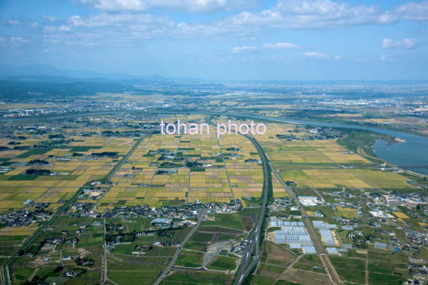 仙台平野(亘理地区より仙台市方面)(2015/9)