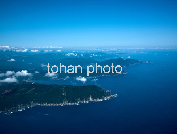 大船渡,立石山,綾里崎より釜石方面(リアス式海岸)(2016/8)