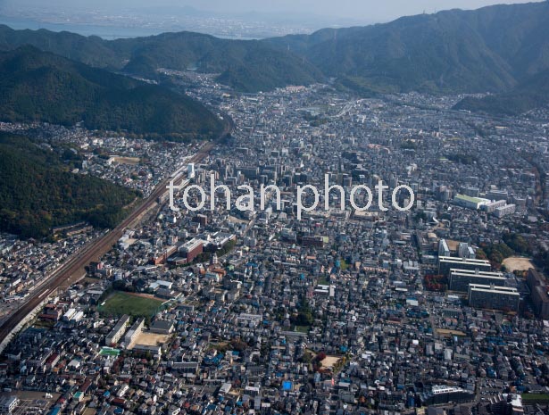 山科駅と山科市街地周辺(2016/11)