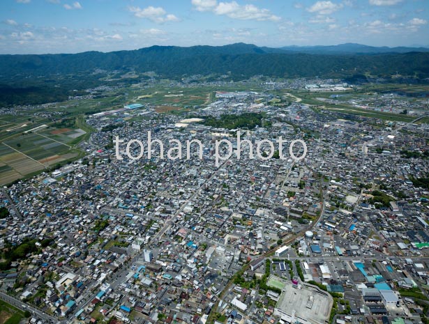 伊賀市街地と伊賀駅,伊賀上野城周辺(2016/6)