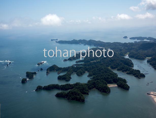 松島湾と松島（宮戸島,二本松鼻）日本三景(2016/8)