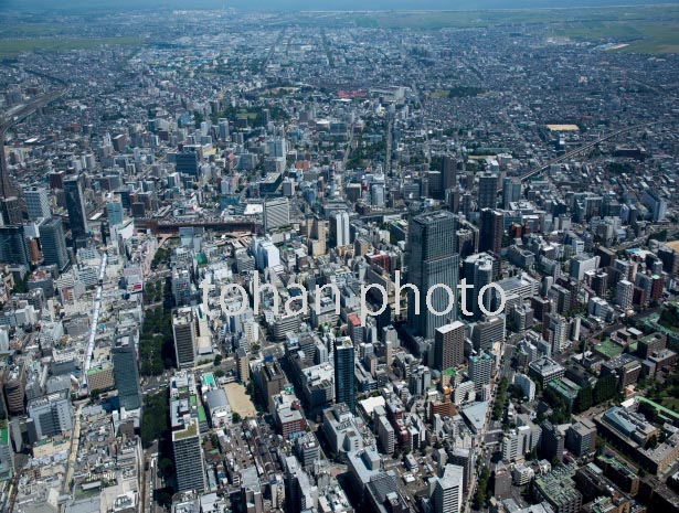 仙台駅と仙台市街地周辺(2016/8)