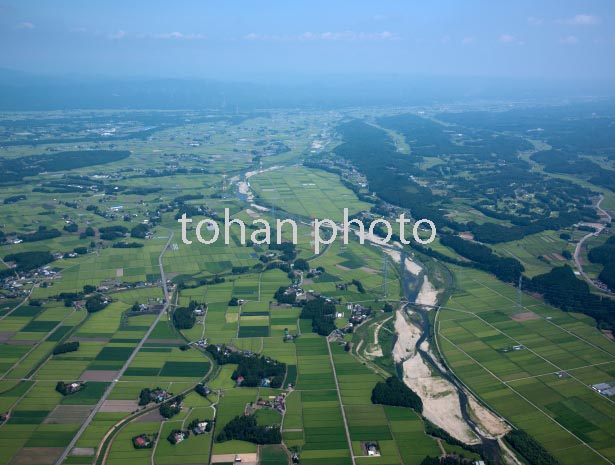 関東平野(佐久山地区と箒川)周辺(2016/8)