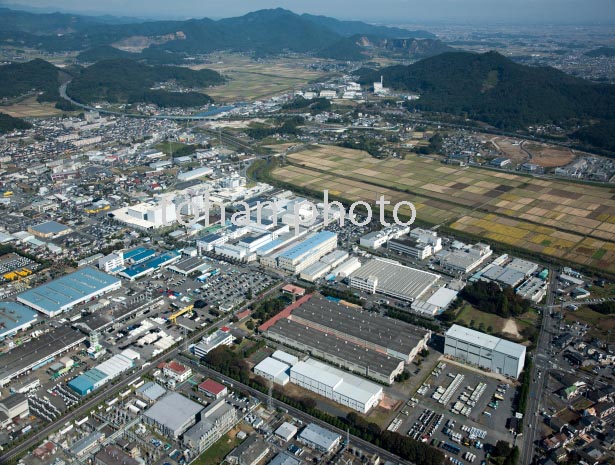 佐野工業団地周辺と東北自動車道(2016/11)