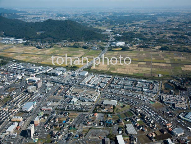 佐野プレミアム・アウトレット周辺より佐野藤岡IC(東北自動車道)(2016/11)