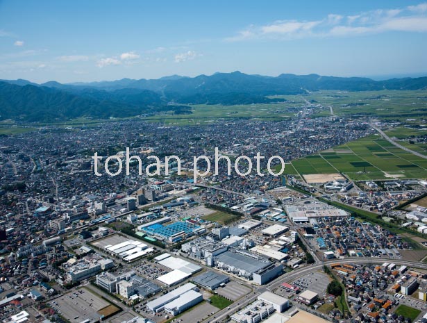 鶴岡駅と鶴岡市街地周辺(2016/8)