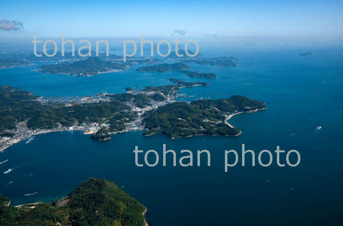 伯方島(松ケ鼻と伯方町周辺)と瀬戸内海の島々(2018/10)