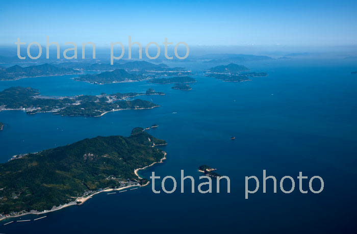 大島戸代鼻,横島より瀬戸内海の島々(2018/10)