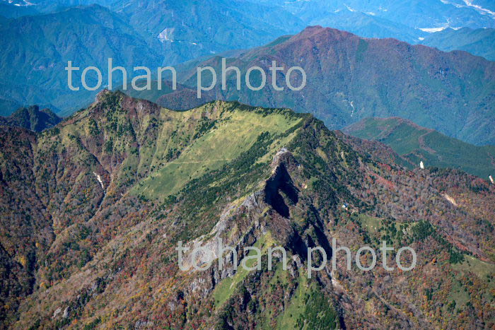 石鎚山(日本百名山,日本百景,日本七霊山,石鎚山脈,石鎚国定公園)山頂付近(2018/10)