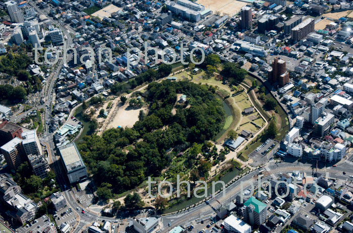 湯築城跡,道後公園周辺(国の史跡)(2018/10)