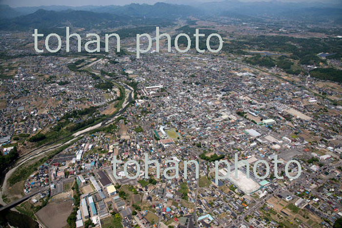 富岡市街地と富岡製糸場(世界文化遺産)周辺(2018/5)