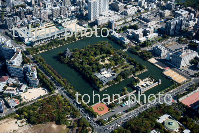 広島城(広島護國神社)日本百名城,,国の史跡(2018/10)