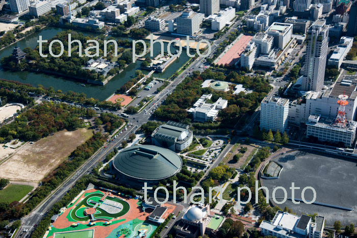 広島グリーンアリーナ,ひろしま美術館,旧広島市民球場周辺(2018/10)