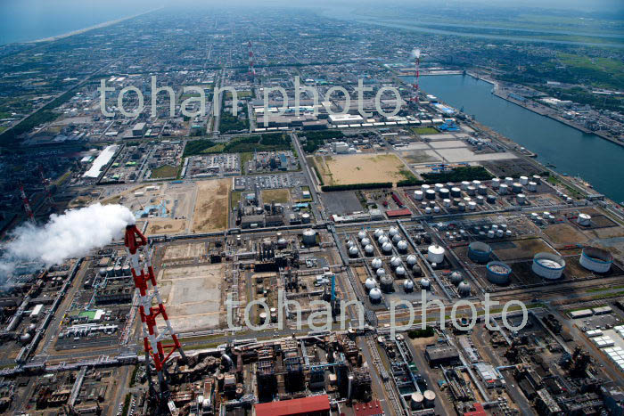 鹿島工業地区と鹿島港(2019/8)