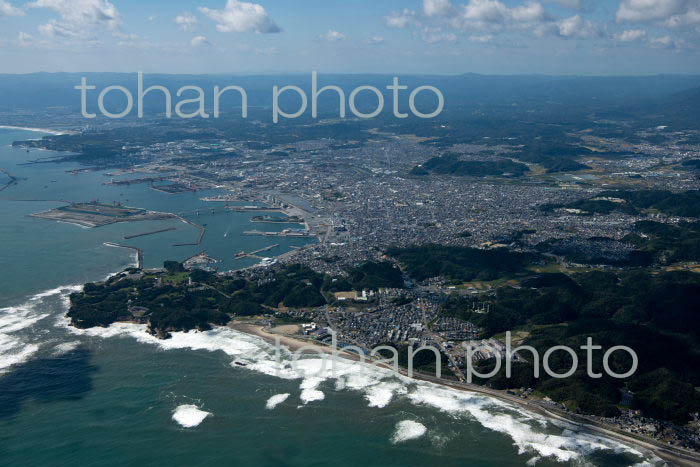 三崎より小名浜港よりいわき市街地(2021/10)