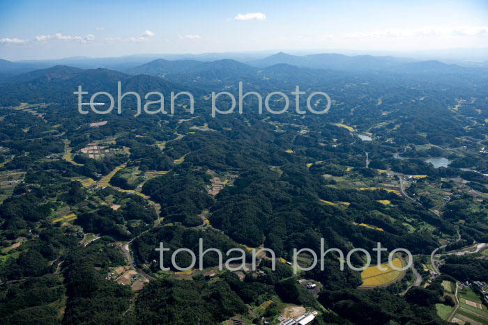 阿武隈高地(福島県田村市船引周辺よりいわき市方面)(2021/10)