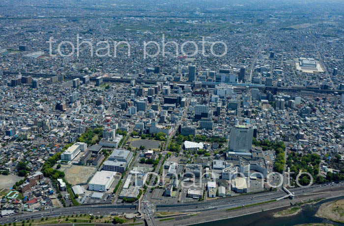 高崎駅周辺と高崎の街並み(2022/05)