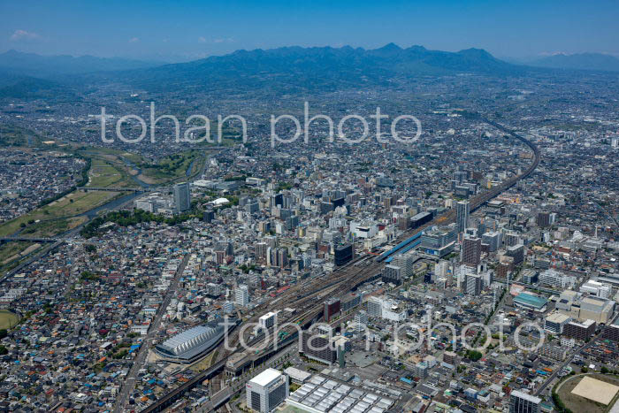 高崎駅周辺と高崎の街並み(2022/05)