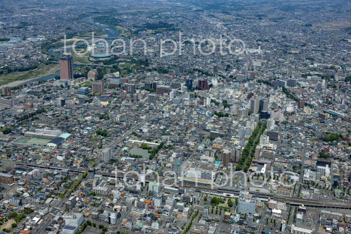 前橋駅周辺と前橋の街並み(2022/05)