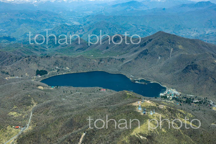 地蔵岳より大沼と赤城山(2022/05)