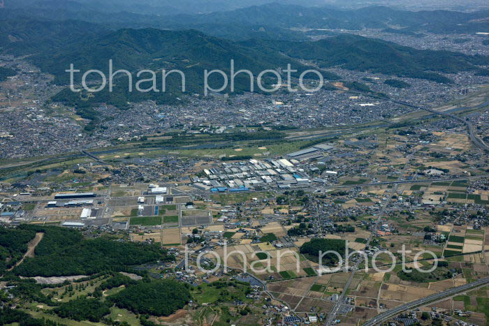 太田流通団地周辺より足利の街並み方面(2022/05)