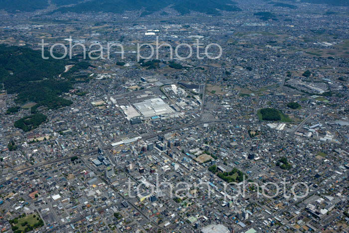 太田駅と(株)SUBARU群馬製作所本工場周辺(2022/05)