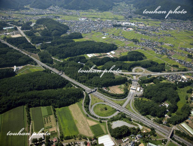 塩尻IC(長野自動車道と中山道)(2012/8)