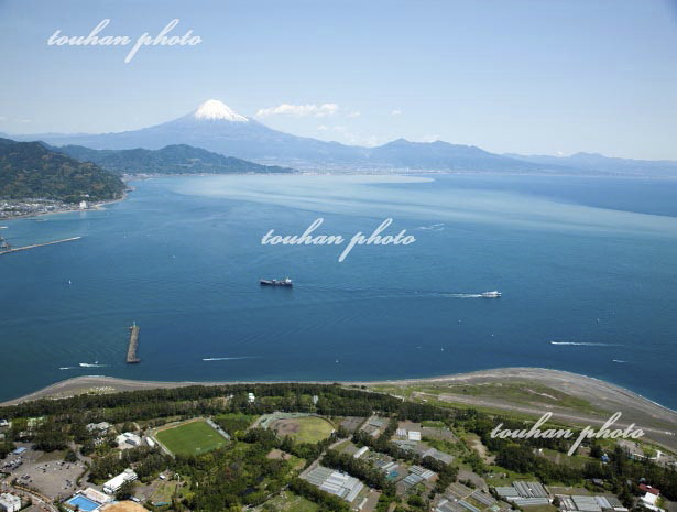 三保の松原より駿河湾と富士山(2012/5)