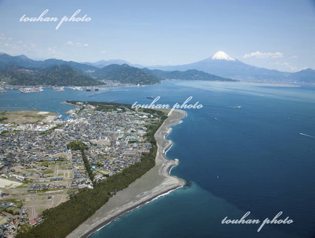 三保の松原より駿河湾と富士山(2012/5)