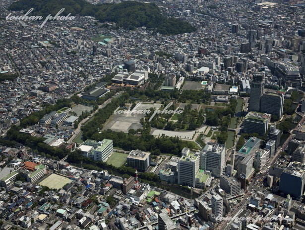 駿府城跡,駿府公園,県庁周辺(2012/8)