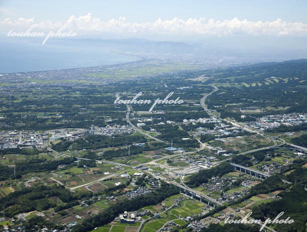 長泉沼津IC(新東名高速道路)と沼津IC(東名高速道路)付近(2012/8)