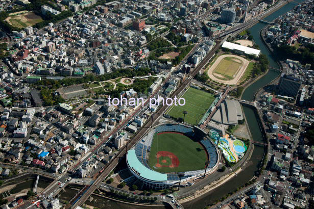 ビッスNタジアム,市営ラクビー・サッカー場,市営陸上競技場周辺(2014/9)