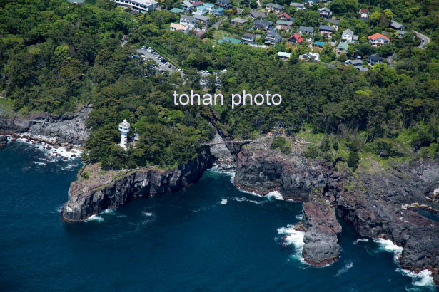 城ケ崎つり橋と門脇灯台周辺(2015/5)