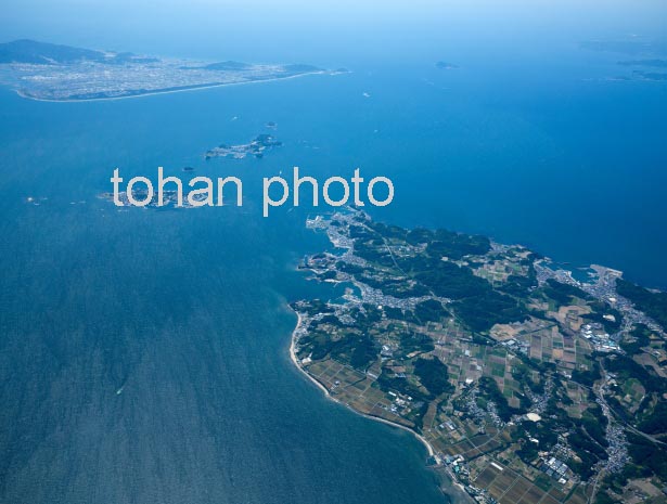 知多半島(南知多より三河湾と渥美半島伊良湖岬方面)(2016/6)